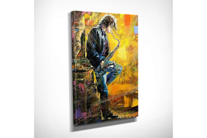 Canvasbilde Dekorativ - Flerfarget - Interiør - Maleri & posters - Lerretsbilder