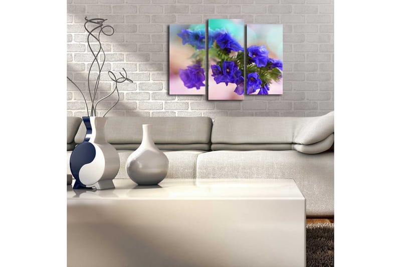 Canvasbilde Dekorativ LED-belysning 3 Deler - Flerfarget - Interiør - Maleri & posters - Lerretsbilder