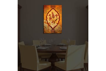 Canvasbilde Dekorativ LED-belysning - Flerfarget - Interiør - Maleri & posters - Lerretsbilder