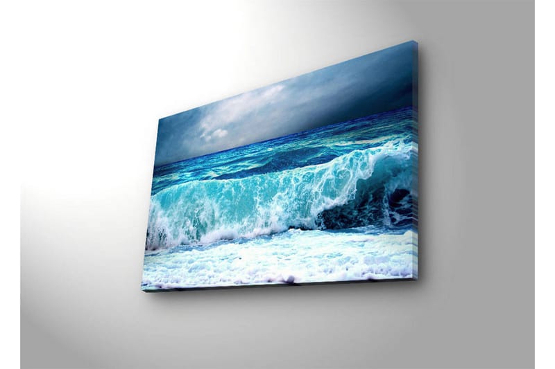 Canvasbilde Dekorativ LED-belysning - Flerfarget - Interiør - Maleri & posters - Lerretsbilder
