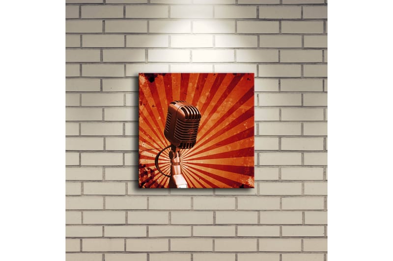 Canvasbilde Dekorativ LED-belysning - Flerfarget - Interiør - Maleri & posters - Lerretsbilder