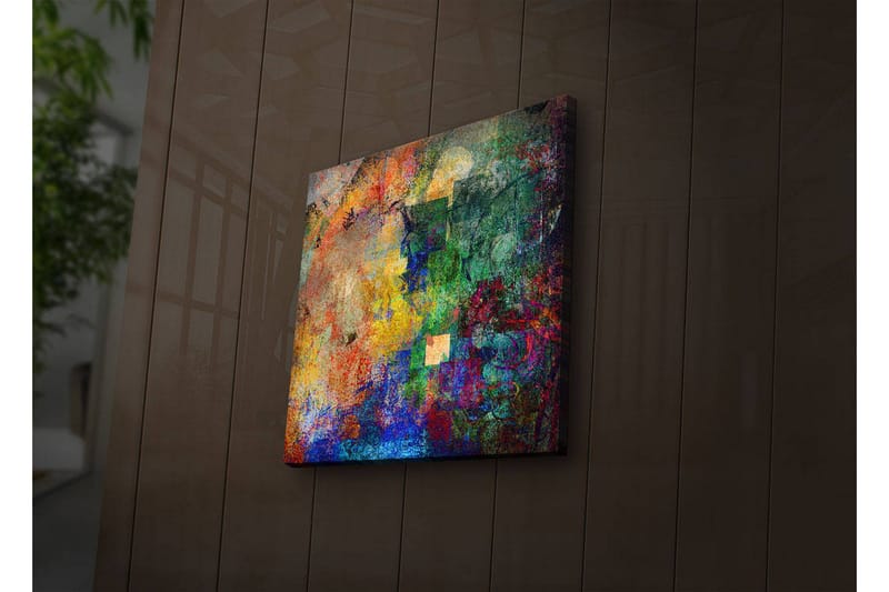 Canvasbilde Dekorativ LED-belysning - Flerfarget - Interiør - Maleri & posters - Lerretsbilder