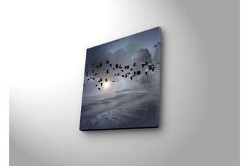 Canvasbilde Dekorativ LED-belysning - Flerfarget - Interiør - Maleri & posters - Lerretsbilder