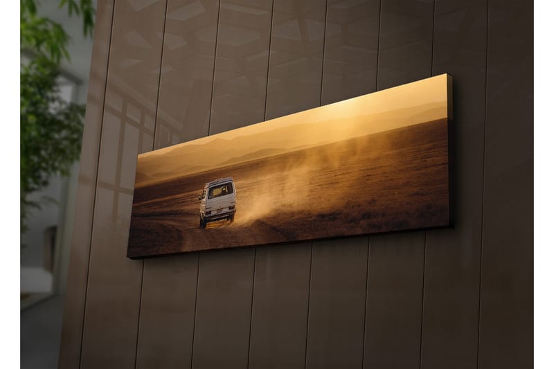 Canvasbilde Dekorativ LED-belysning - Flerfarget - Interiør - Maleri & posters - Lerretsbilder