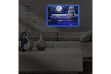 Canvasbilde Dekorativ LED-belysning - Flerfarget - Interiør - Maleri & posters - Lerretsbilder