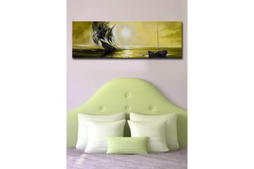 Canvasbilde Dekorativ LED-belysning - Flerfarget - Interiør - Maleri & posters - Lerretsbilder