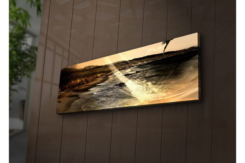 Canvasbilde Dekorativ LED-belysning - Flerfarget - Interiør - Maleri & posters - Lerretsbilder
