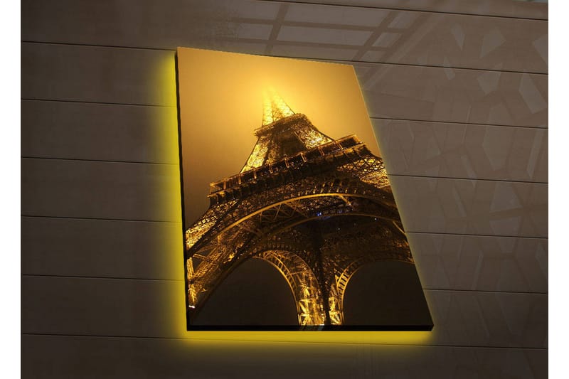 Canvasbilde Dekorativ LED-belysning - Flerfarget - Interiør - Maleri & posters - Lerretsbilder