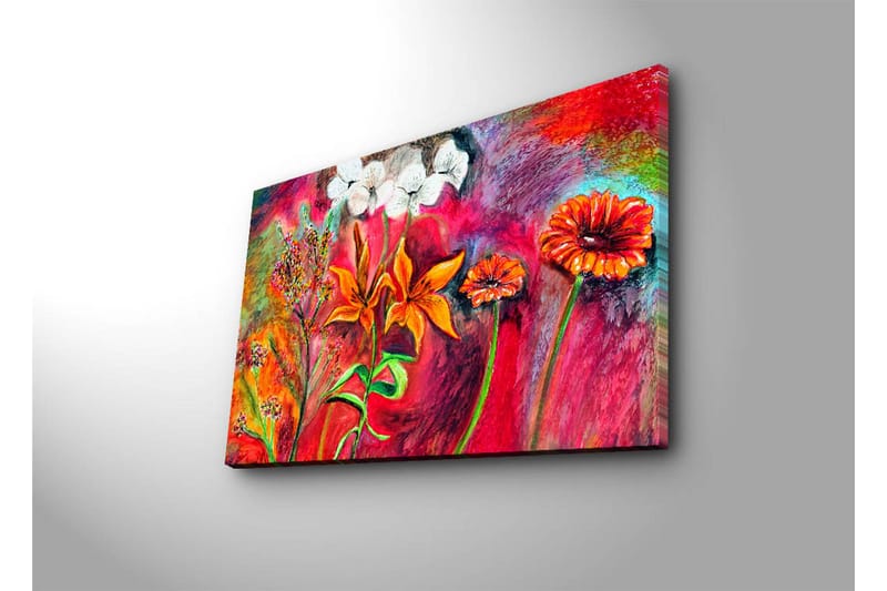 Canvasbilde Dekorativ LED-belysning - Flerfarget - Interiør - Maleri & posters - Lerretsbilder