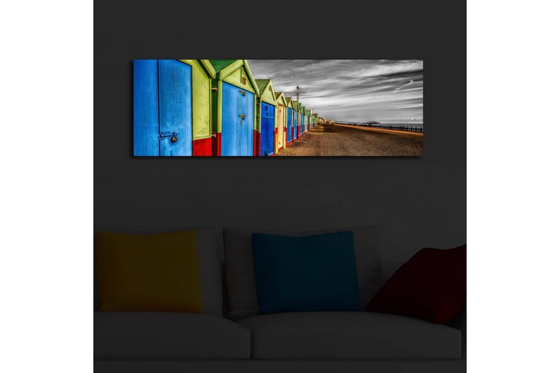 Canvasbilde Dekorativ LED-belysning - Flerfarget - Interiør - Maleri & posters - Lerretsbilder
