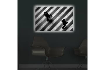 Canvasbilde Dekorativ LED-belysning - Flerfarget - Interiør - Maleri & posters - Lerretsbilder