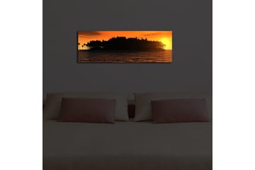 Canvasbilde Dekorativ LED-belysning - Flerfarget - Interiør - Maleri & posters - Lerretsbilder