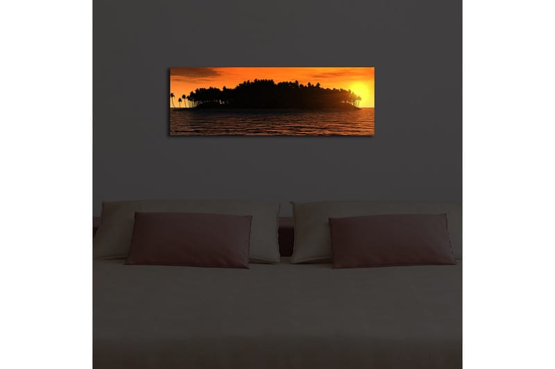 Canvasbilde Dekorativ LED-belysning - Flerfarget - Interiør - Maleri & posters - Lerretsbilder