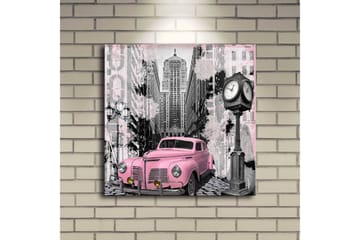 Canvasbilde Dekorativ LED-belysning - Flerfarget - Interiør - Maleri & posters - Lerretsbilder