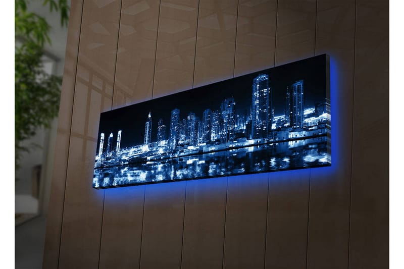 Canvasbilde Dekorativ LED-belysning - Lerretsbilder