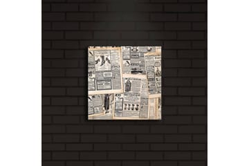 Canvasbilde Dekorativ LED-belysning - Flerfarget - Interiør - Maleri & posters - Lerretsbilder