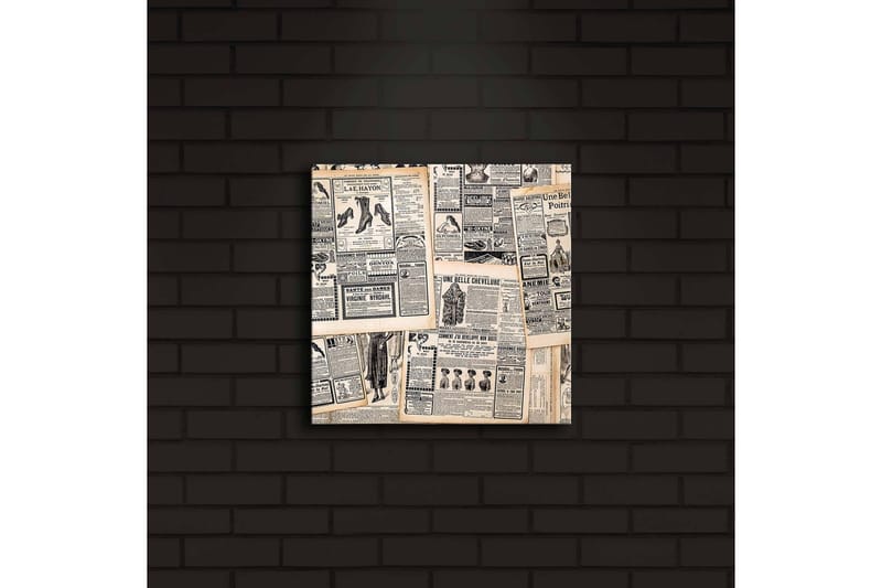 Canvasbilde Dekorativ LED-belysning - Flerfarget - Interiør - Maleri & posters - Lerretsbilder