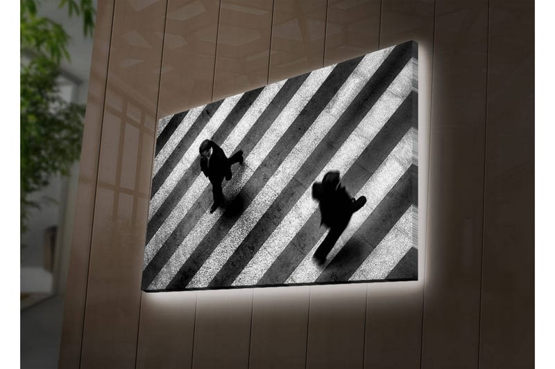 Canvasbilde Dekorativ LED-belysning - Flerfarget - Interiør - Maleri & posters - Lerretsbilder