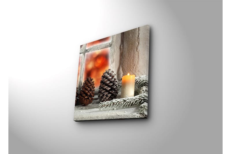 Canvasbilde Dekorativ LED-belysning - Flerfarget - Interiør - Maleri & posters - Lerretsbilder