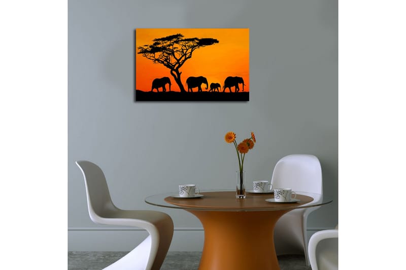 Canvasbilde Dekorativ LED-belysning - Flerfarget - Interiør - Maleri & posters - Lerretsbilder