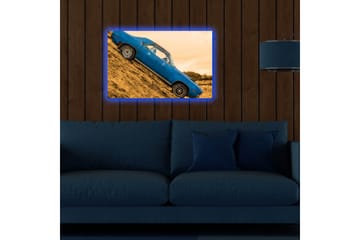 Canvasbilde Dekorativ LED-belysning - Flerfarget - Interiør - Maleri & posters - Lerretsbilder