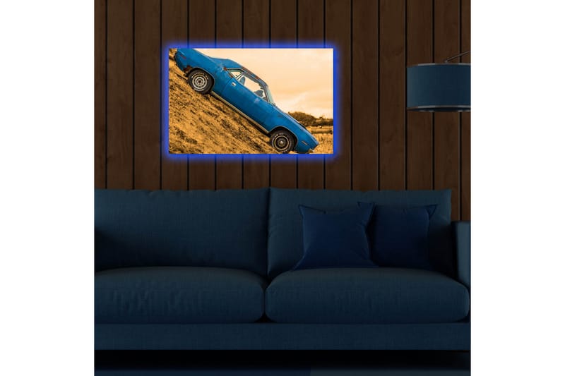 Canvasbilde Dekorativ LED-belysning - Flerfarget - Interiør - Maleri & posters - Lerretsbilder