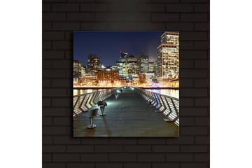 Canvasbilde Dekorativ LED-belysning - Flerfarget - Interiør - Maleri & posters - Lerretsbilder
