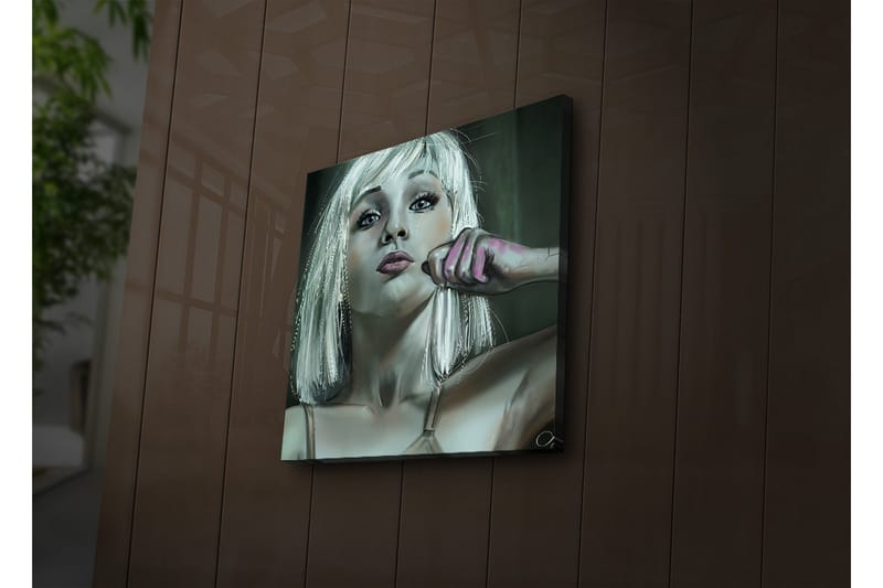 Canvasbilde Dekorativ LED-belysning - Flerfarget - Interiør - Maleri & posters - Lerretsbilder