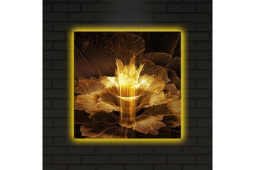 Canvasbilde Dekorativ LED-belysning - Flerfarget - Interiør - Maleri & posters - Lerretsbilder