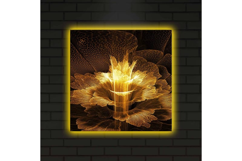 Canvasbilde Dekorativ LED-belysning - Flerfarget - Interiør - Maleri & posters - Lerretsbilder