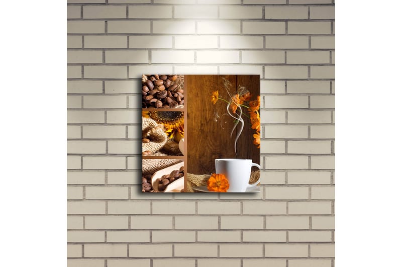 Canvasbilde Dekorativ LED-belysning - Flerfarget - Interiør - Maleri & posters - Lerretsbilder