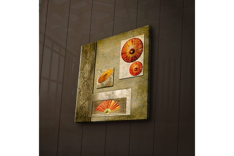 Canvasbilde Dekorativ LED-belysning - Flerfarget - Interiør - Maleri & posters - Lerretsbilder