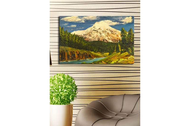 Canvasbilde Dekorativ LED-belysning - Flerfarget - Interiør - Maleri & posters - Lerretsbilder