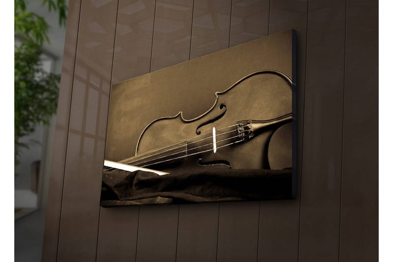 Canvasbilde Dekorativ LED-belysning - Flerfarget - Interiør - Maleri & posters - Lerretsbilder