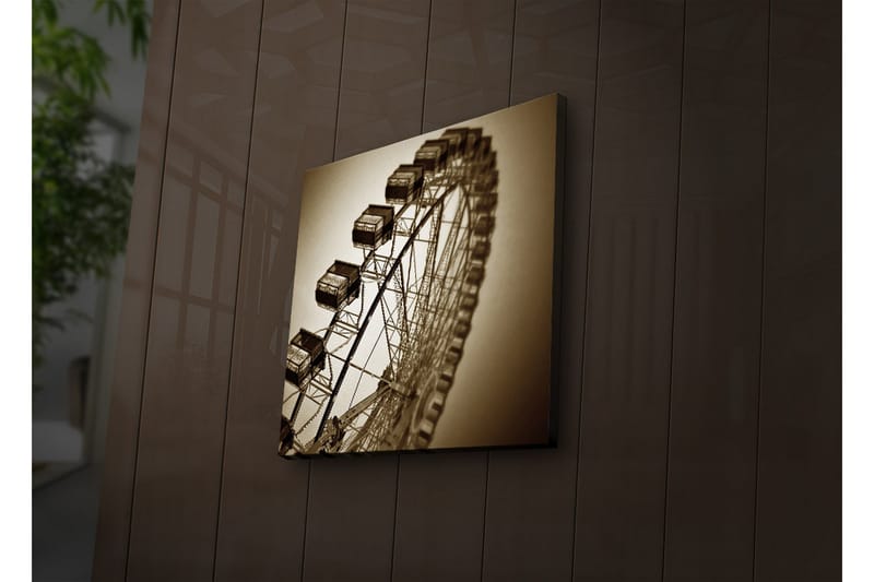 Canvasbilde Dekorativ LED-belysning - Flerfarget - Interiør - Maleri & posters - Lerretsbilder