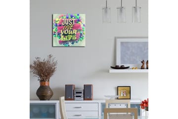 Canvasbilde Dekorativ LED-belysning - Flerfarget - Interiør - Maleri & posters - Lerretsbilder