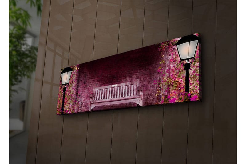 Canvasbilde Dekorativ LED-belysning - Flerfarget - Interiør - Maleri & posters - Lerretsbilder