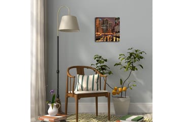 Canvasbilde Dekorativ LED-belysning - Flerfarget - Interiør - Maleri & posters - Lerretsbilder
