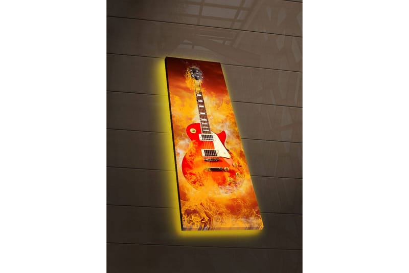 Canvasbilde Dekorativ LED-belysning - Flerfarget - Interiør - Maleri & posters - Lerretsbilder