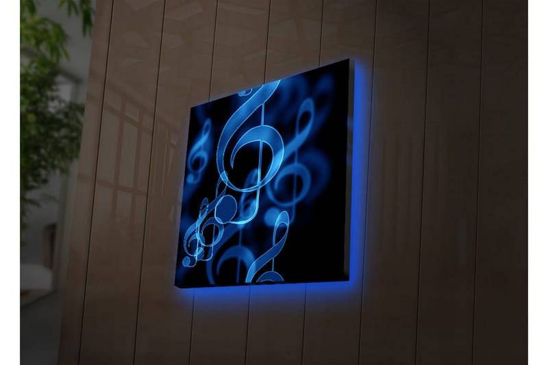 Canvasbilde Dekorativ LED-belysning - Flerfarget - Interiør - Maleri & posters - Lerretsbilder