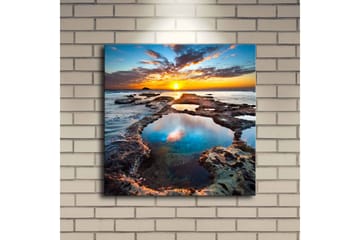Canvasbilde Dekorativ LED-belysning - Flerfarget - Interiør - Maleri & posters - Lerretsbilder