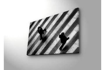 Canvasbilde Dekorativ LED-belysning - Flerfarget - Interiør - Maleri & posters - Lerretsbilder