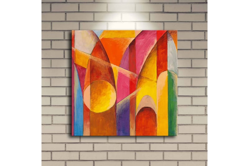 Canvasbilde Dekorativ LED-belysning - Flerfarget - Interiør - Maleri & posters - Lerretsbilder