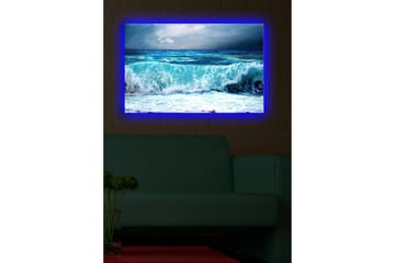 Canvasbilde Dekorativ LED-belysning - Flerfarget - Interiør - Maleri & posters - Lerretsbilder
