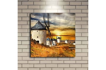 Canvasbilde Dekorativ LED-belysning - Flerfarget - Interiør - Maleri & posters - Lerretsbilder