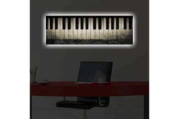 Canvasbilde Dekorativ LED-belysning - Flerfarget - Interiør - Maleri & posters - Lerretsbilder