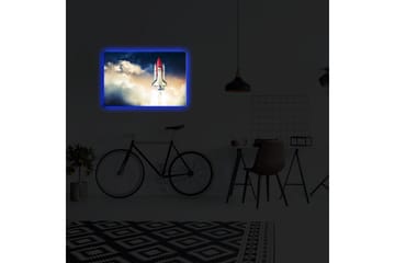 Canvasbilde Dekorativ LED-belysning - Flerfarget - Interiør - Maleri & posters - Lerretsbilder