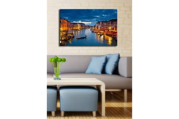 Canvasbilde Dekorativ LED-belysning - Flerfarget - Interiør - Maleri & posters - Lerretsbilder