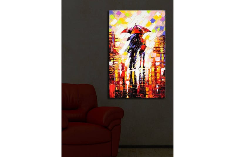 Canvasbilde Dekorativ LED-belysning - Flerfarget - Interiør - Maleri & posters - Lerretsbilder