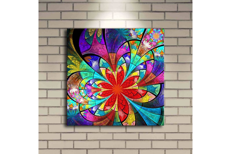 Canvasbilde Dekorativ LED-belysning - Flerfarget - Interiør - Maleri & posters - Lerretsbilder
